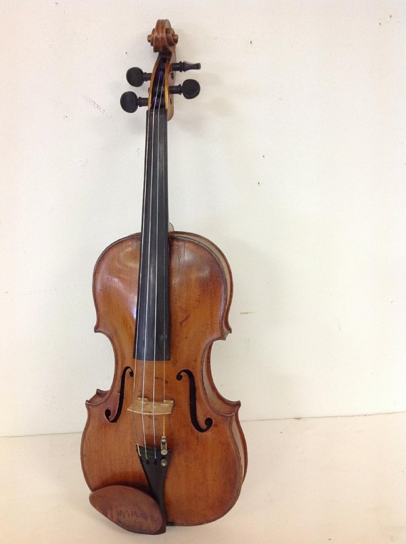 DAVID HOPF (?) SIGNED EARLY VIOLIN, FROM LOCAL UPSTATE, (1 of 6)