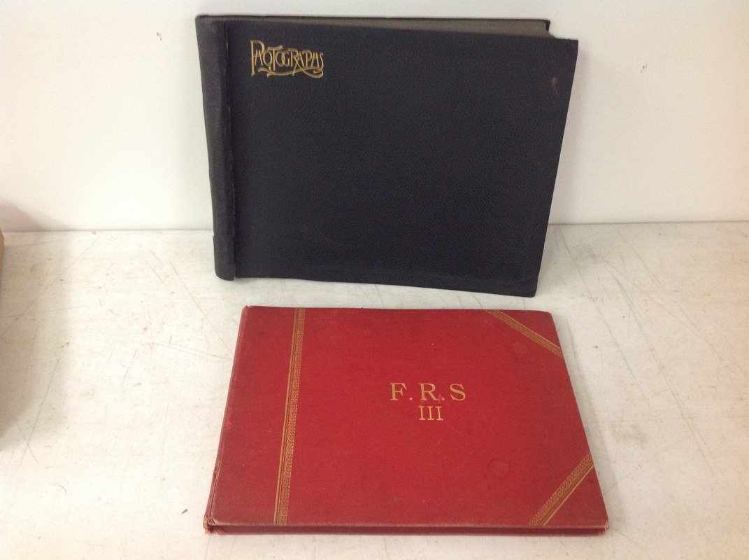 2 LARGE FORMAT ITALIAN, SWISS ALBUMENS, 1860'S-1880'S, (1 of 6)