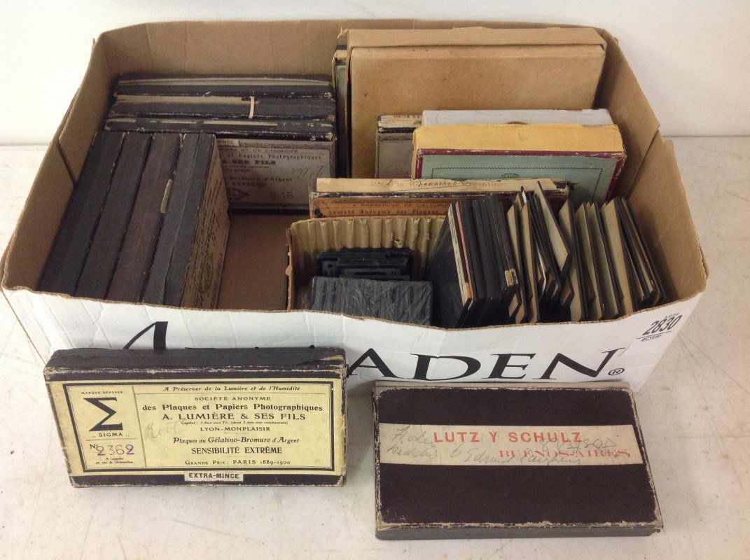 LOT OF GLASS NEGATIVES AND LANTERN SLIDES INCLUDING (1 of 3)