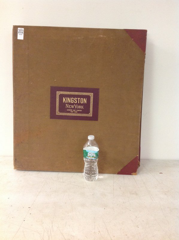 LARGE FORMAT SANBORN MAP BOOK OF KINGSTON NY APRIL 1899 (1 of 7)