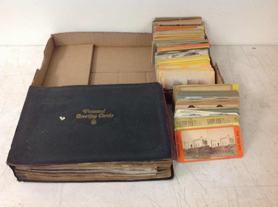 HORSE RACING ALBUM WITH PHOTOS, POSTCARDS AND CLIPPINGS; (1 of 6)