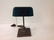 EMERALITE DESK LAMP, WITH ORIGINAL SHADE. MEASURES 13"