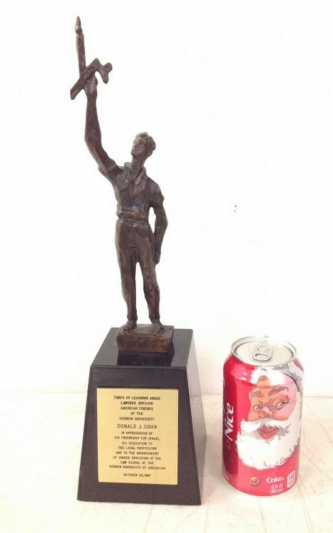 CHAIM GROSS BRONZE SCULTURE AWARED HEBREW UNIVERSITY (1 of 4)