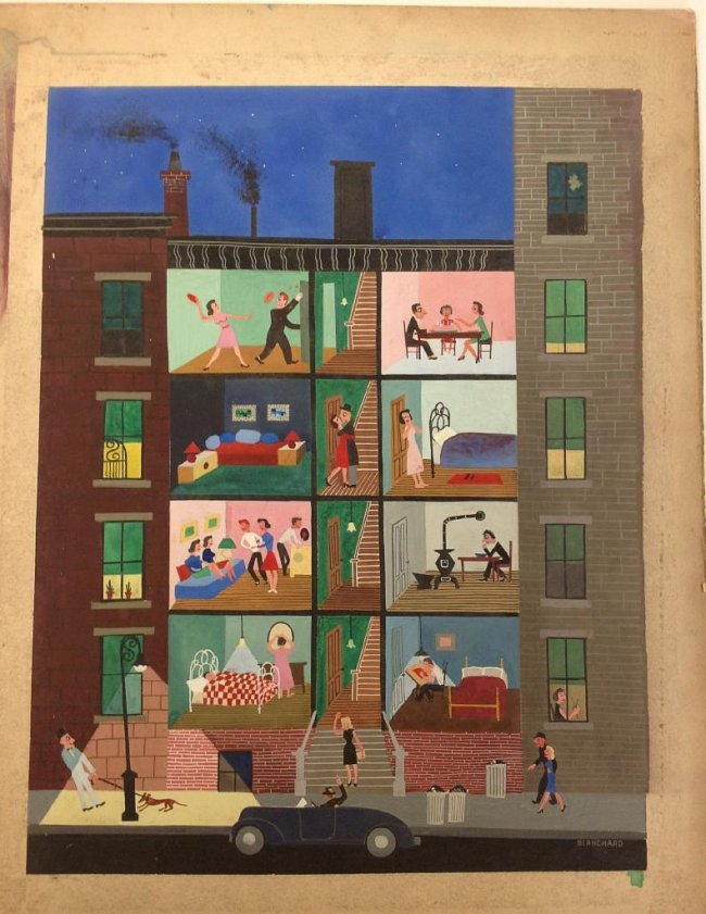 ROBERT BLANCHARD NEW YORKER MAGAZINE ORIGINAL ILLUSTRAT (1 of 1)