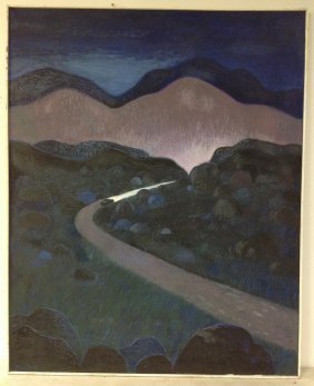 ROBERT BLANCHARD O/C IMPRESSIONIST LANDSCAPE TITLED THE (1 of 1)