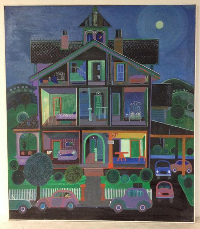 ROBERT BLANCHARD O/C TITLED- GRANDMA'S HOUSE, CIRCA 196 (1 of 3)