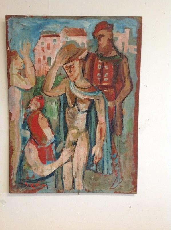 JOSEPH LEVIN O/B THEATER GROUP W/NAKED MAN, BUILDINGS (1 of 2)