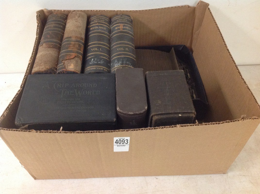 BOXED SET LOT, 310 STEREOVIEWS IN ALL, INCLUDING 71 US (1 of 6)