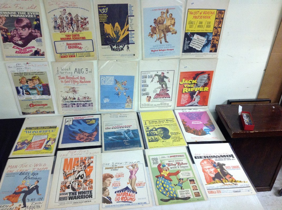 LOT OF 32 1960'S WINDOW CARDS, INCLUDING THE MASK, THE: LOT OF 32 1960'S WINDOW CARDS, INCLUDING THE MASK, THE LAST SUNSET, THE BIBLE, ZORBA THE GREEK, CAN-CAN, ARRIVEDERCI, BABY!, CASTAWAYS, THOSE MAGNIFICENT MEN IN THEIR FLYING MACHINES, AND MORE, SOME D