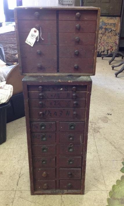 (2) MULTI DRAWER STORAGE CABINETS, BROOKLYN NY ESTATE, (1 of 2)