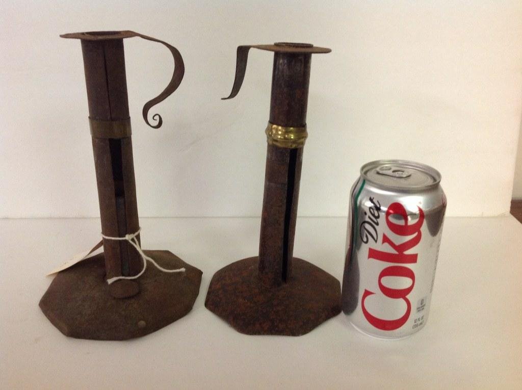 2 EARLY 19TH C. FRENCH WEDDING BAND HOG SCRAPER (1 of 1)