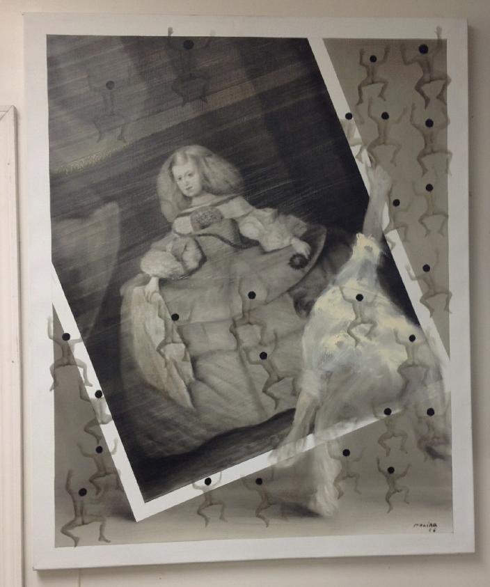 J J MOLINA O/C PAINTING TITLED- MENINA 3, FROM WEBER (1 of 2)