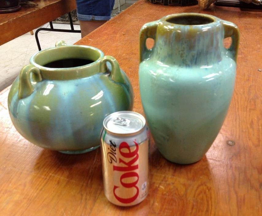 2 FULPER ART POTTERY VASES, VERY GOOD CONDITION, (1 of 3)