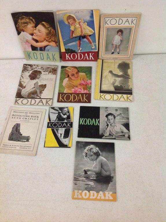 LOT OF 11 EARLY PHOTOGRAPHIC TRADE CATALOGS, MANUALS & (1 of 1)