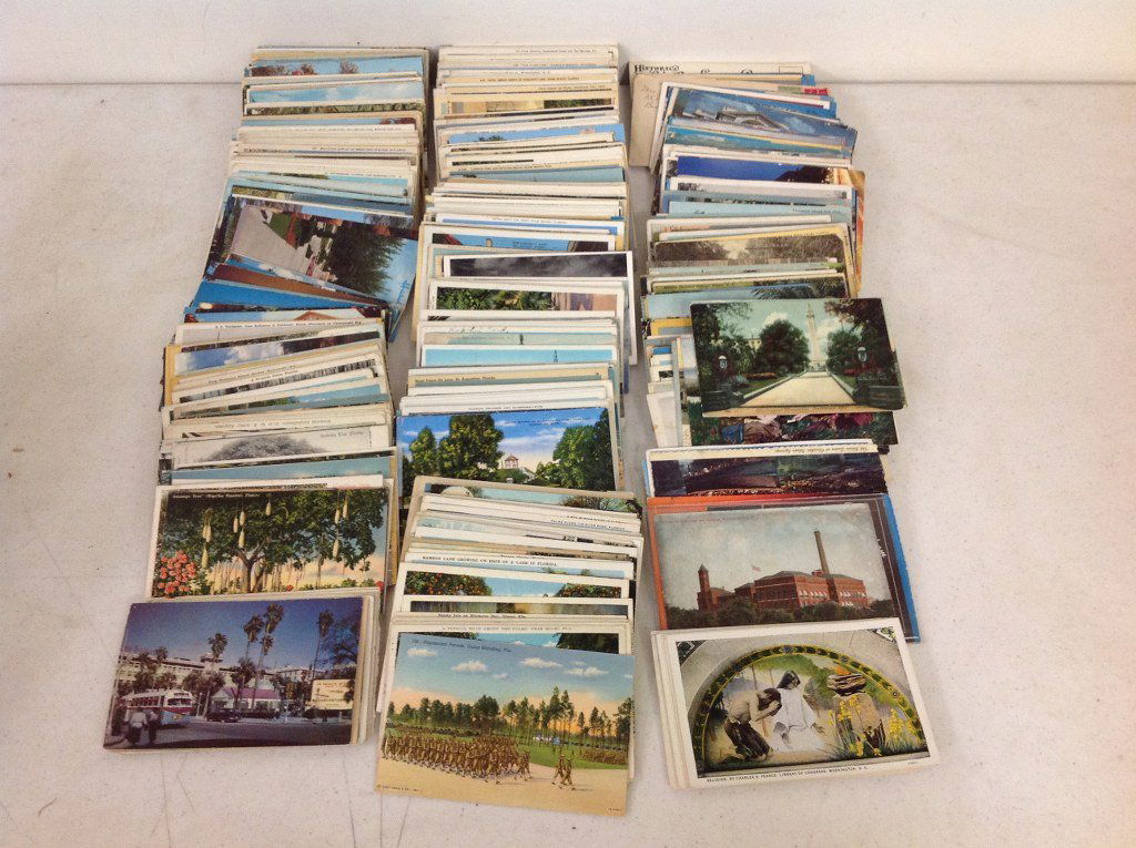 LOT OF OVER 400 SOUTHERN STATE POSTCARDS INCLUDING (1 of 1)