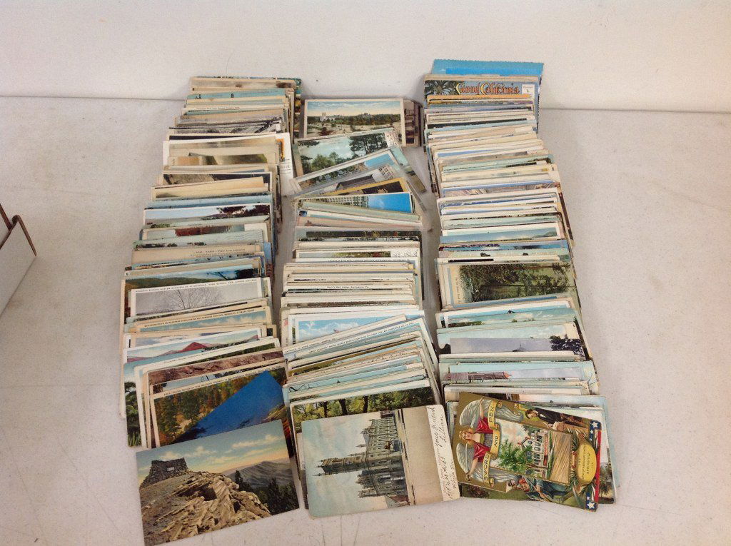 LOT OF OVER 400 STATE POSTCARDS INCLUDING PENNSYLVANIA, (1 of 1)