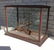 EARLY BOAT MODEL IN WOOD CASE, CASE MEASURES 28 1/2"