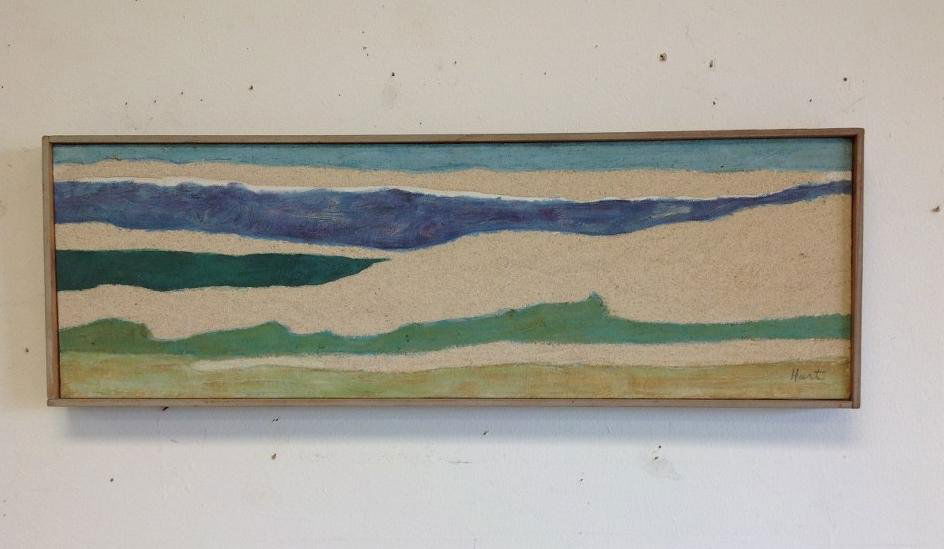 AGNES HART OIL AND SAND LANDSCAPE TITLED KEY WEST, (1 of 4)