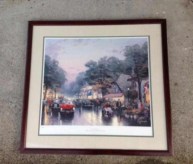 THOMAS KINKADE SIGNED LE PRINT TITLED CARMEL DOLORES (1 of 1)