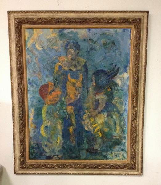 CALMON GINSBERG IMPRESSIONIST O/C COURT JESTER AND (1 of 3)