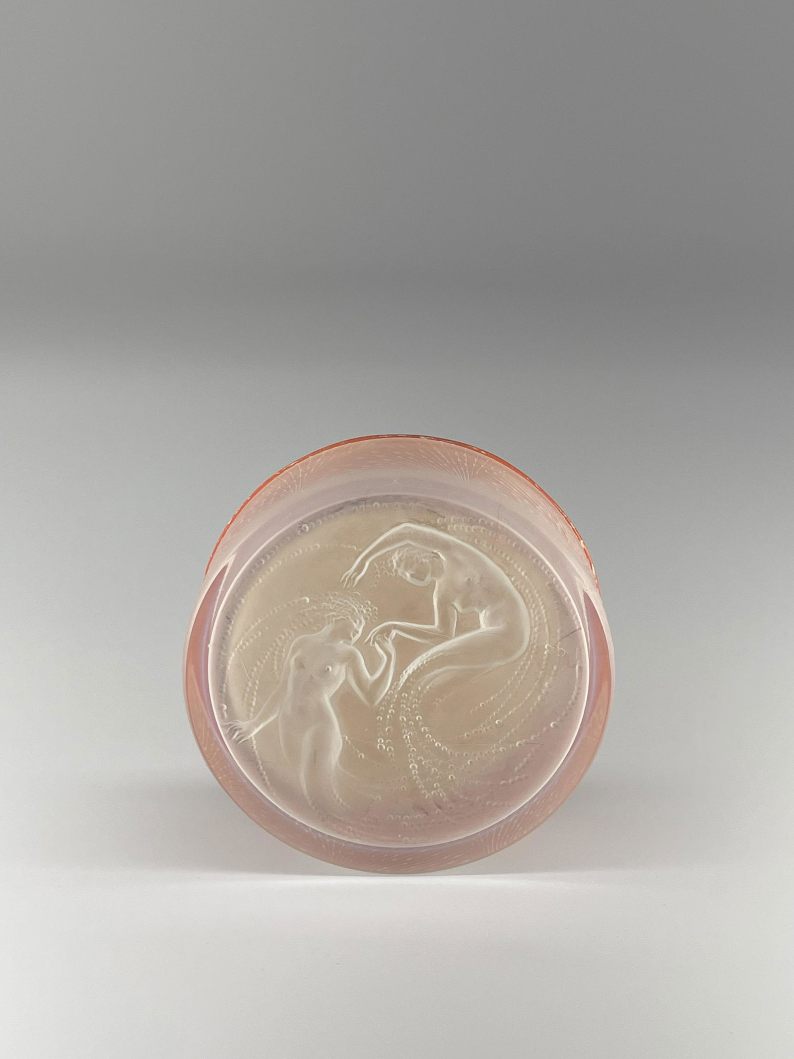R. Lalique for Dâ€™Orsay Deux SirÃ¨nes Glass Powder Box c. 1920 (1 of 5)