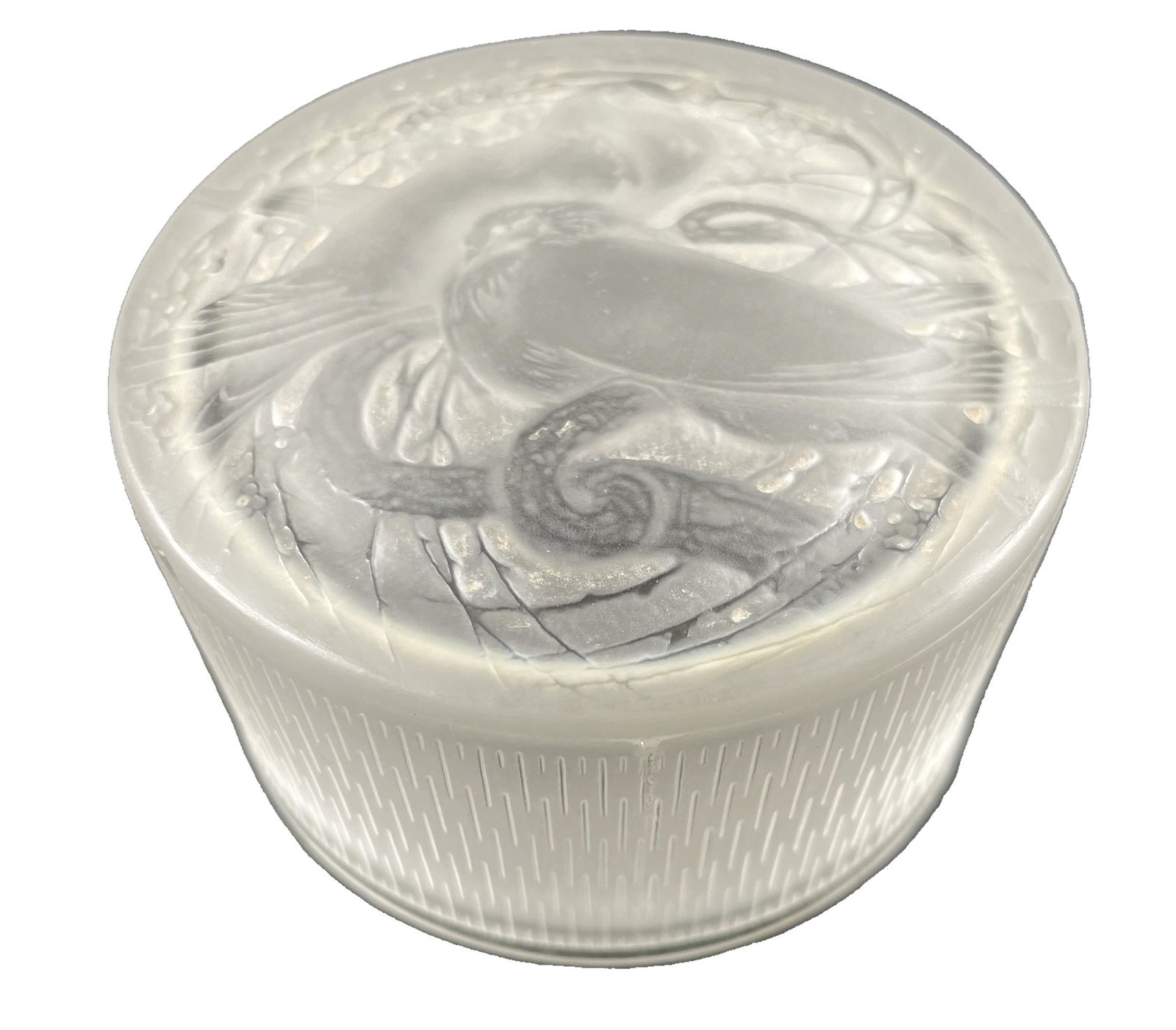 Deux Pigeons Rene Lalique Glass Nesting Birds Box (1 of 6)