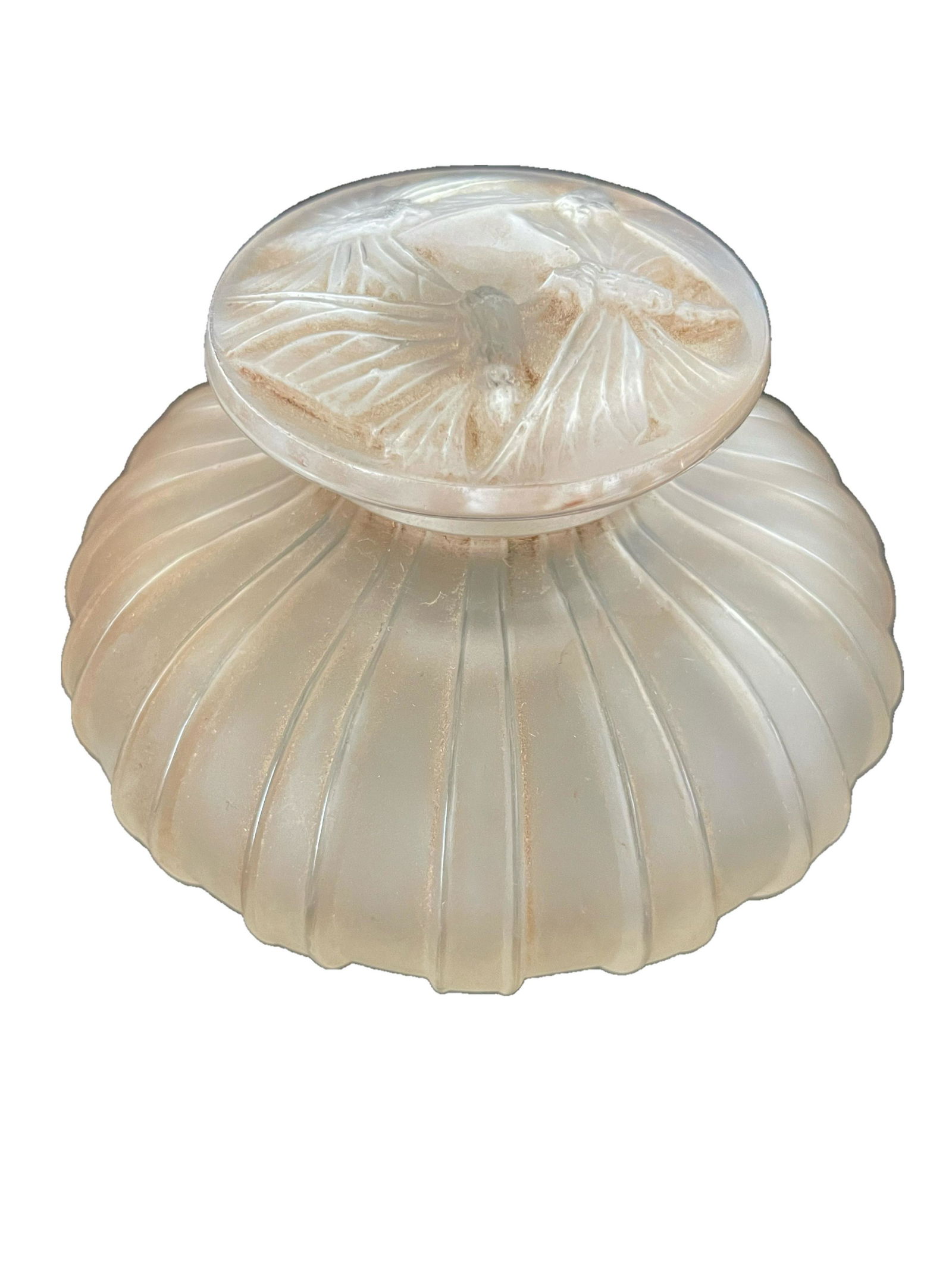 R. Lalique A CÃ´tes Bouchon Papillons Butterfly Perfume Bottle (1 of 4)