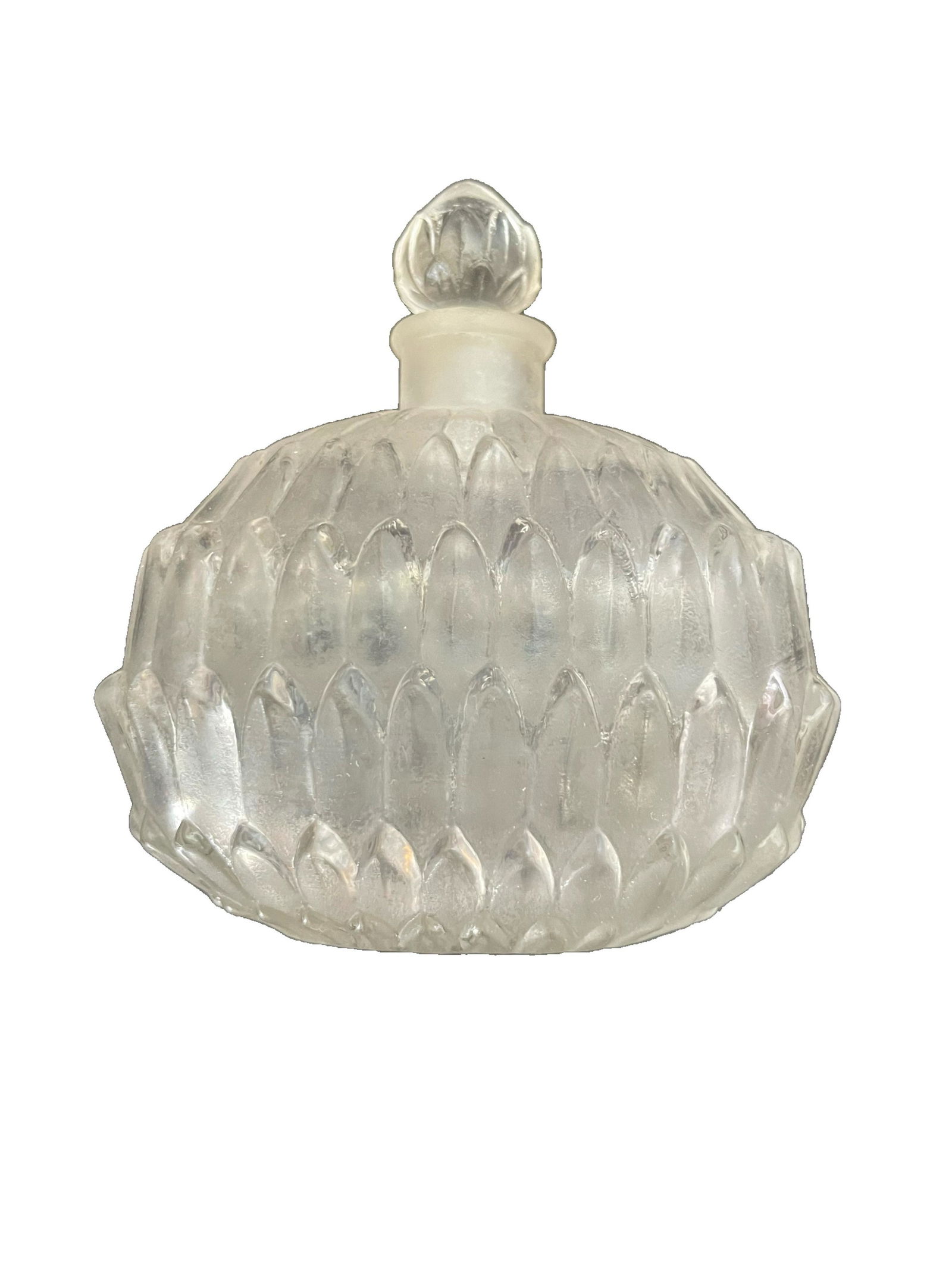 R. Lalique Amelie Glass Perfume Bottle c. 1927 (1 of 3)