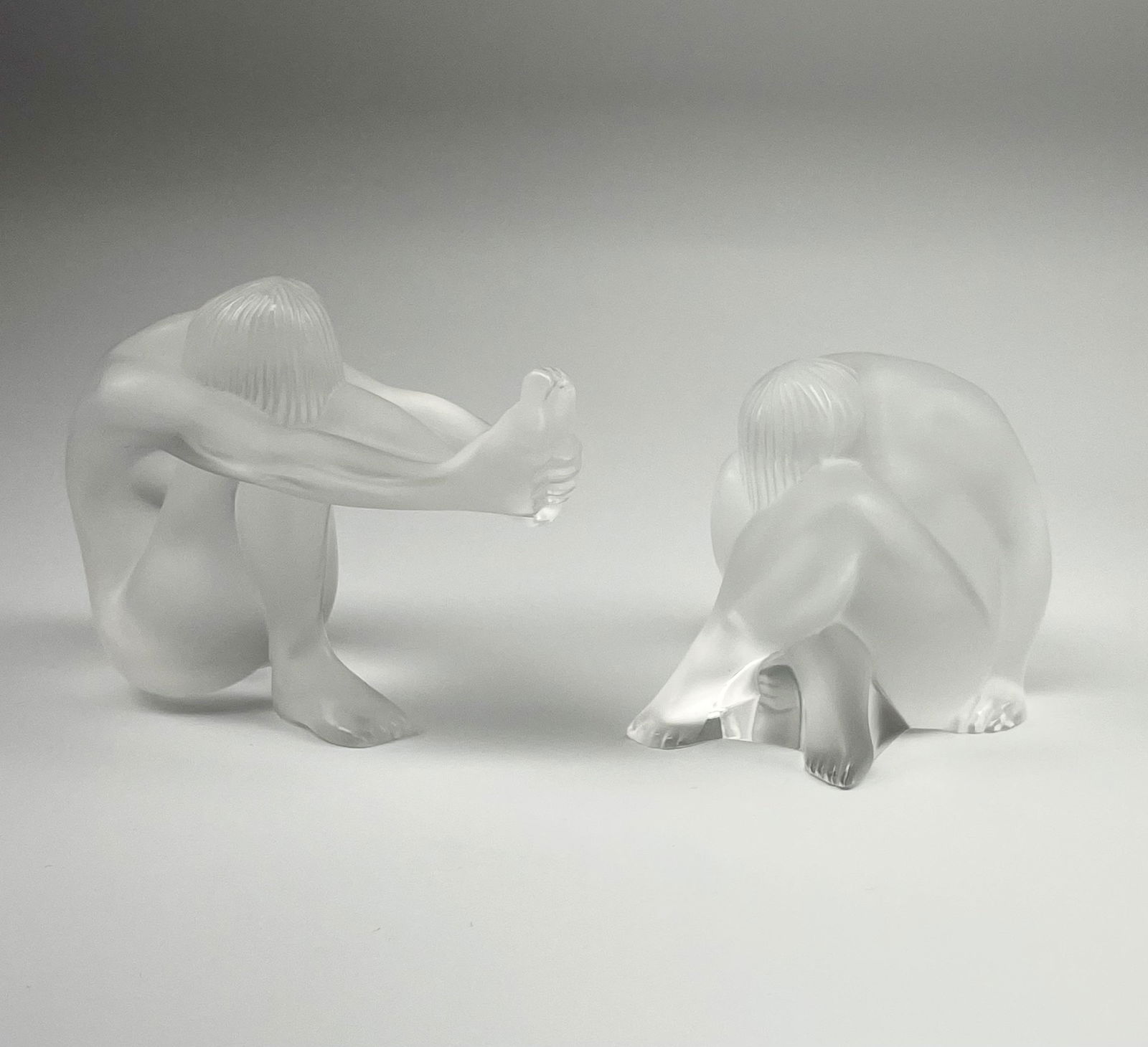 Lot of 2 Lalique Yoga Pose Nu Nabhi and Temptation (0023) on Mar 27