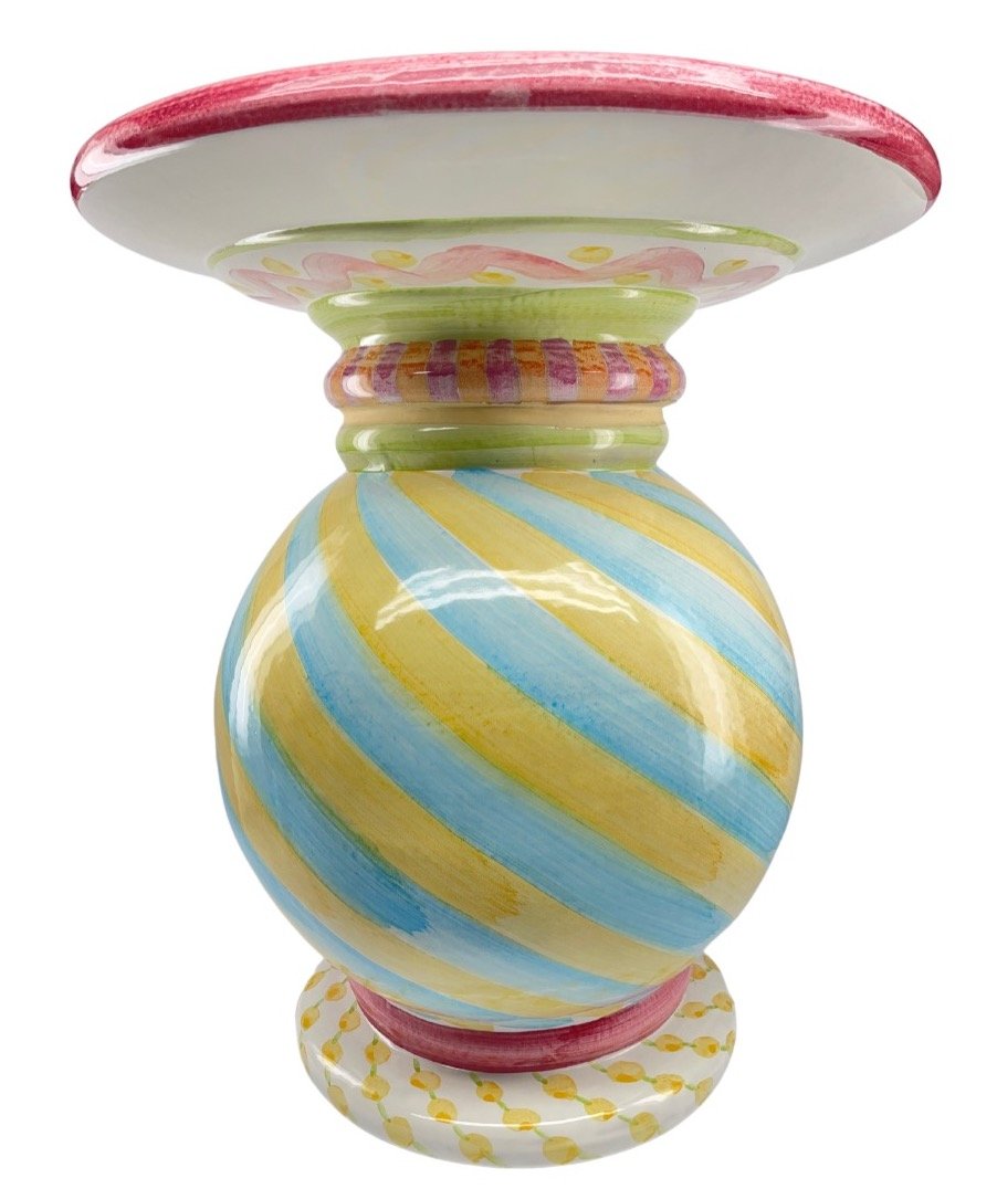 Mackenzie Childs Madison Hand Painted Terracotta Globe Table (1 of 6)