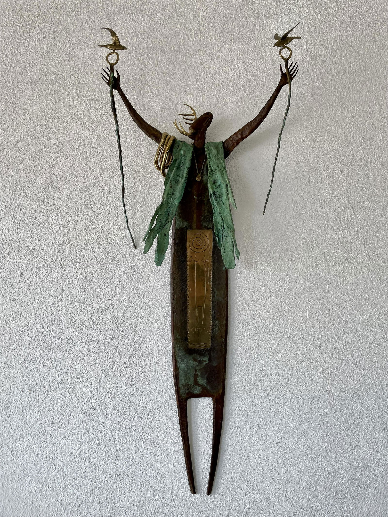 Bill Worrell Bronze Sculpture Shaman of Peace #12/50 (1 of 7)