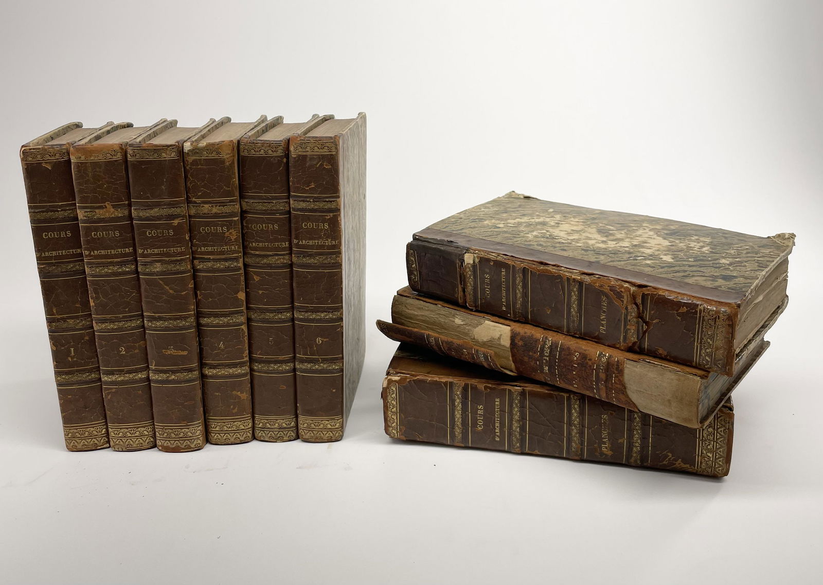 9 Vols Cours Dâ€™Architecture Vols 1-6 and 3 Planche Vols (1 of 11)