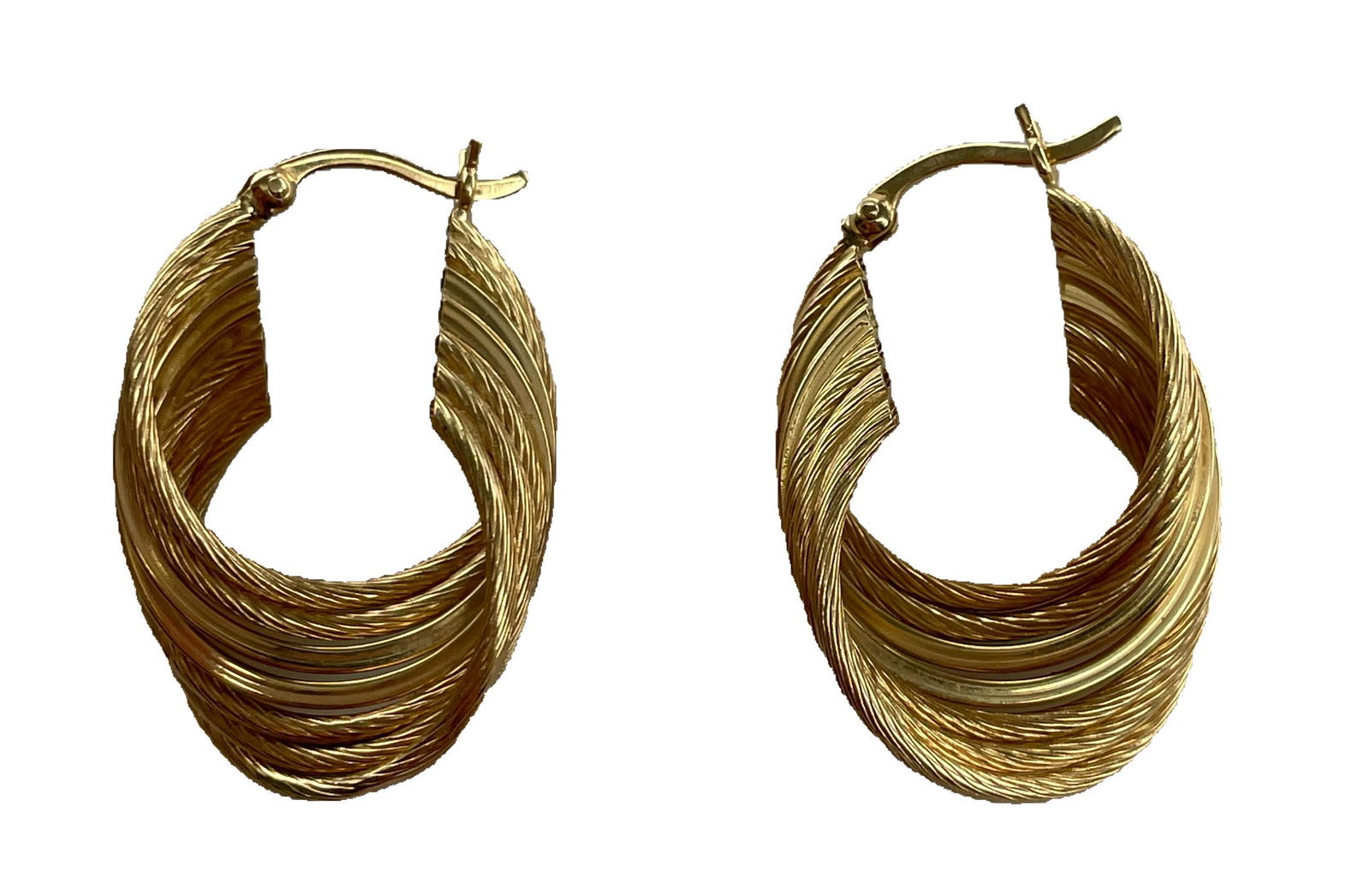 A Pair of 14K Israel Earrings (1 of 3)