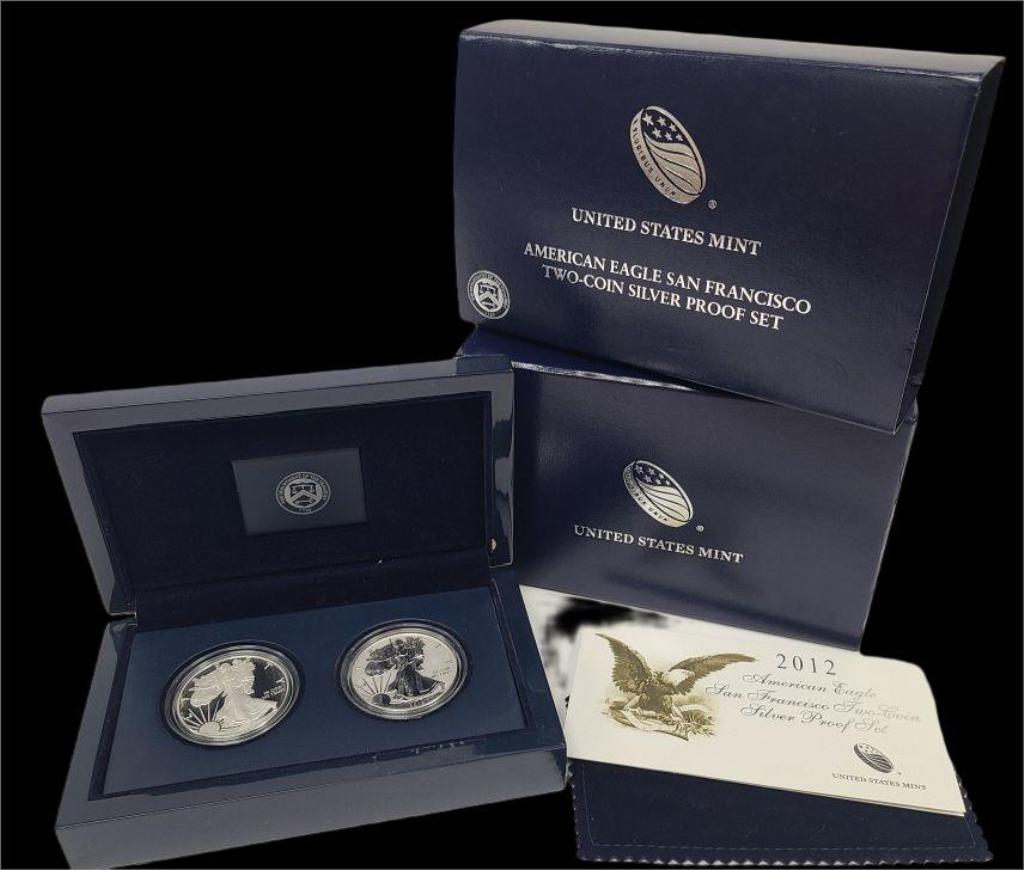 2012 American Eagle San Francisco 2-Coin Proof Set (1 of 8)