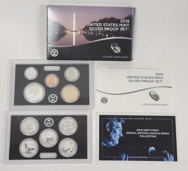 2019 U.S. Mint Silver Proof Set With Reverse Proof Cent (1 of 6)