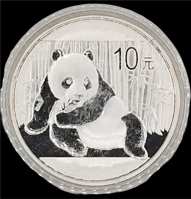 2015 Chinese Panda 1 Oz. Fine Silver Bullion Coin (1 of 3)