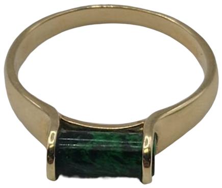 14k Gold Ring with Green Marble Stone (1 of 10)