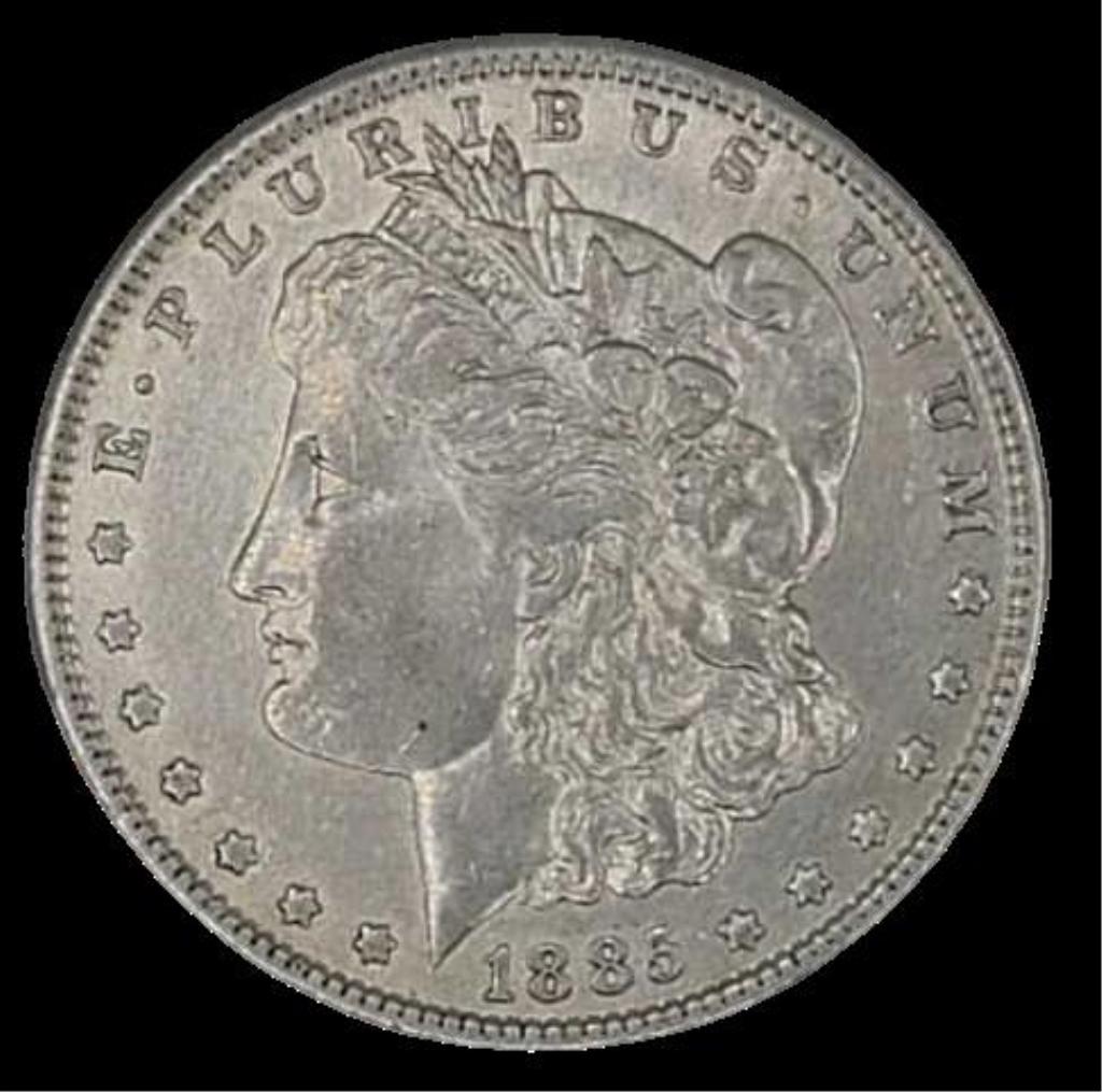 1885 U.S. Morgan Silver Dollar - XF (1 of 3)