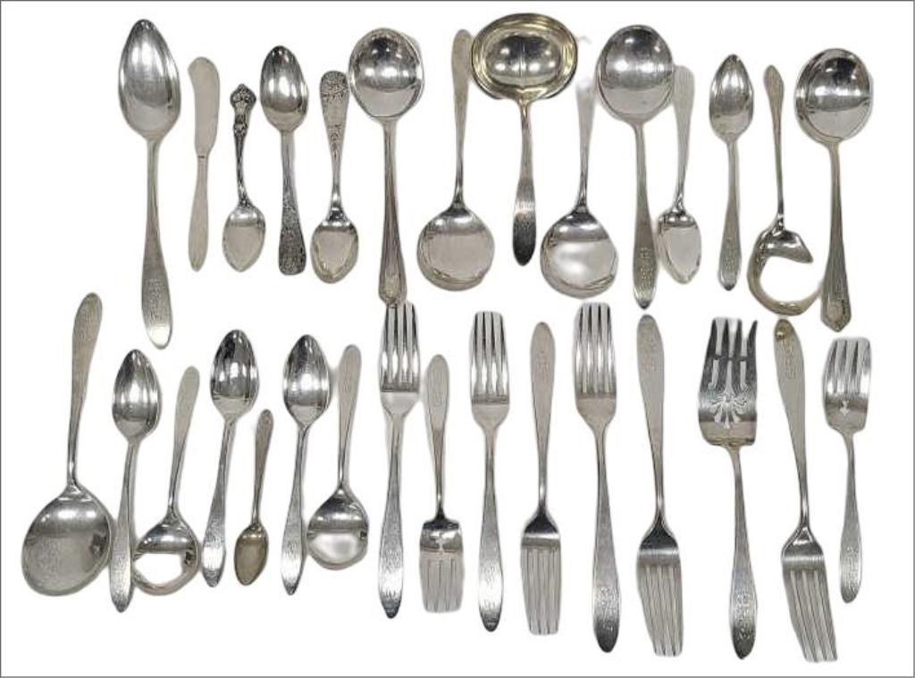 Lot of Silver Flatware All Marked Sterling (1 of 11)