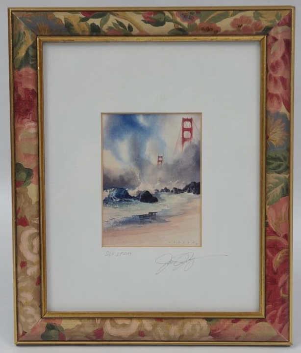 James Konzen Signed "Sea Spray" Watercolor Print (1 of 4)