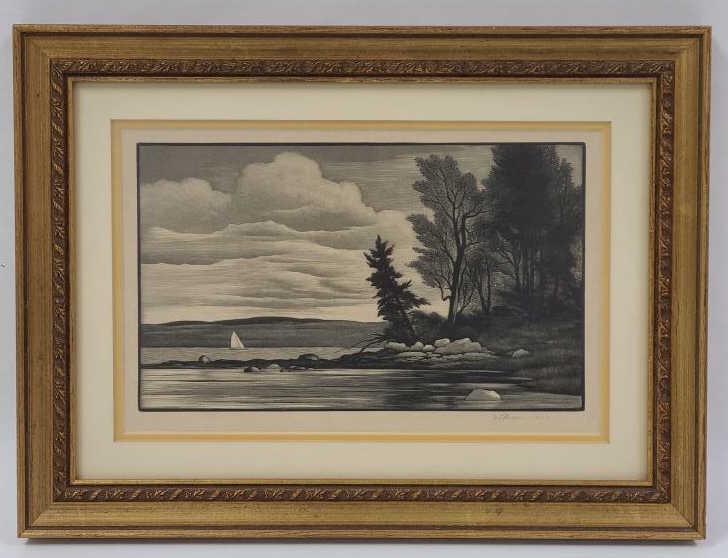 Signed Thomas Nason Original Wood Engraving (1 of 6)