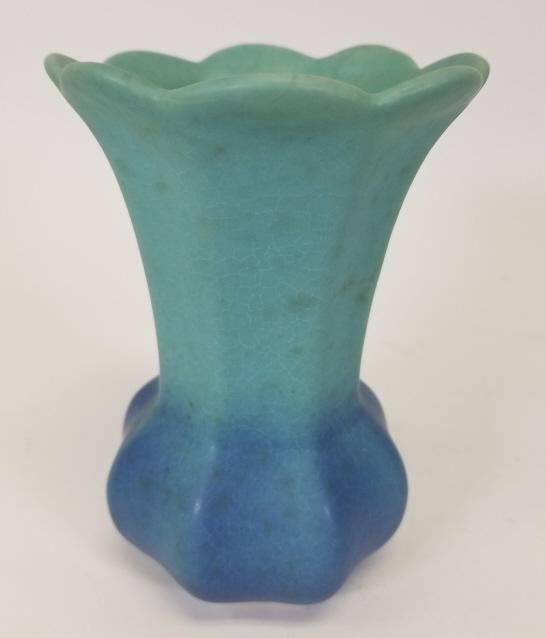 Van Briggle Pottery Ming Turquoise Vase (1 of 6)