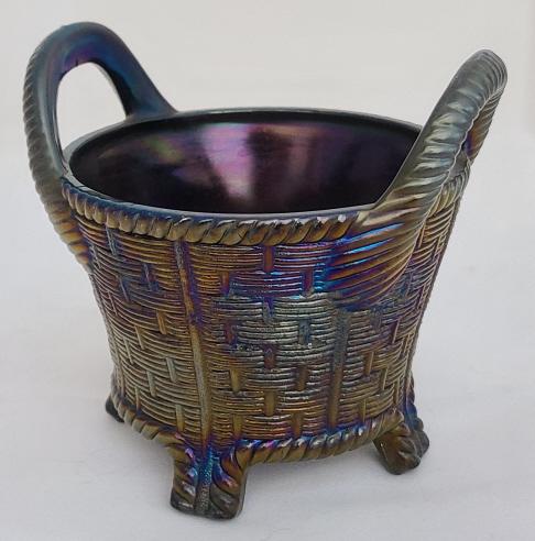 Northwood Amethyst Round Glass Bushel Basket (1 of 8)