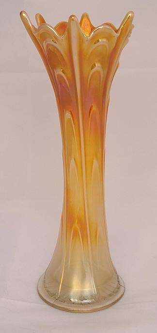 Dugan 10" Marigold Pulled Loop Stretch Rib Vase (1 of 5)