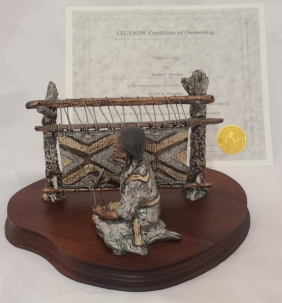 Legends "Chief's Blanket" C.A. Pardell Sculpture (1 of 11)