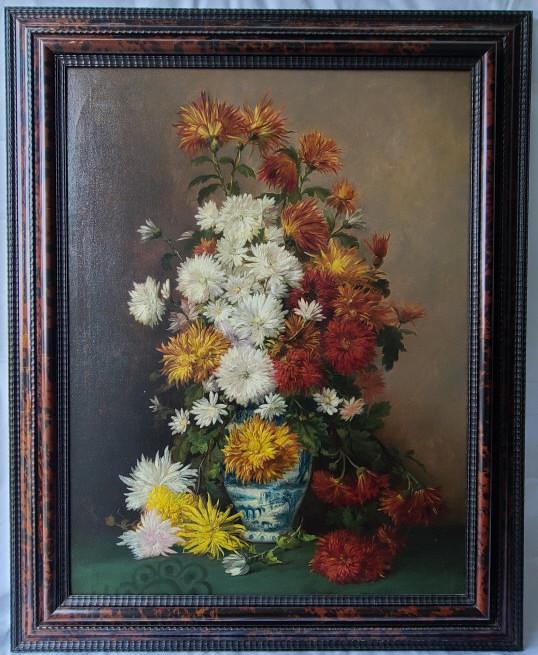 European School Oil on Canvas Still Life Painting (1 of 5)