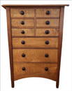 Stickley Harvey Ellis 9 Drawer Highboy Dresser