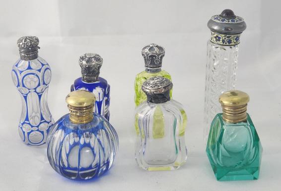 Lot of 7 Antique Perfume Bottles (1 of 11)