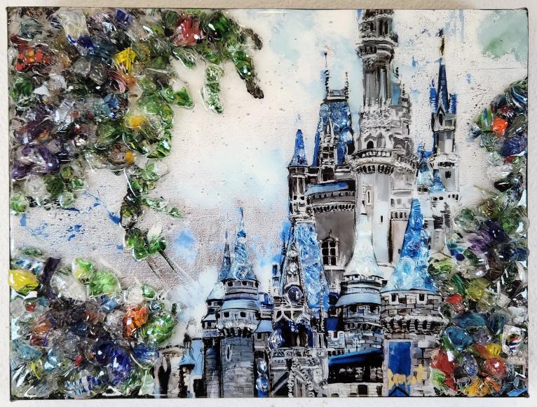 Greg Creason WDW Disney Kingdom II Painting (1 of 4)