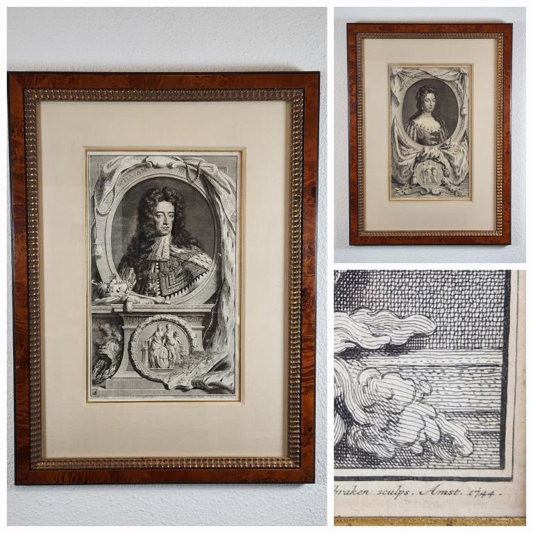 King William III & Queen Mary 18th Cent. Prints (1 of 9)